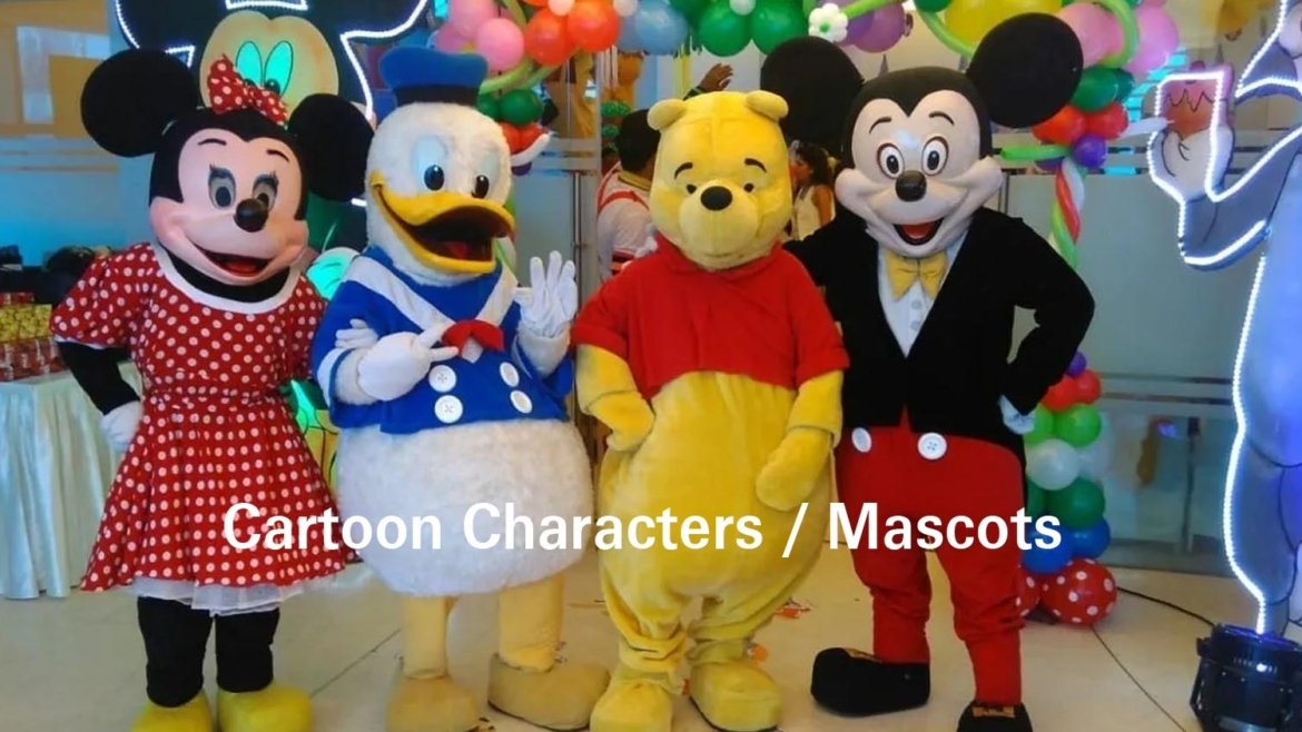 Cartoon Characters / Mascots on Hire
