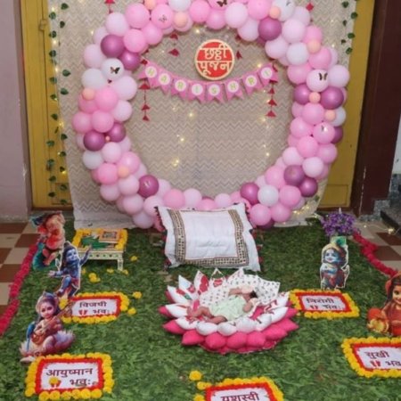 Chhathi Ceremony Decor at Home - 3